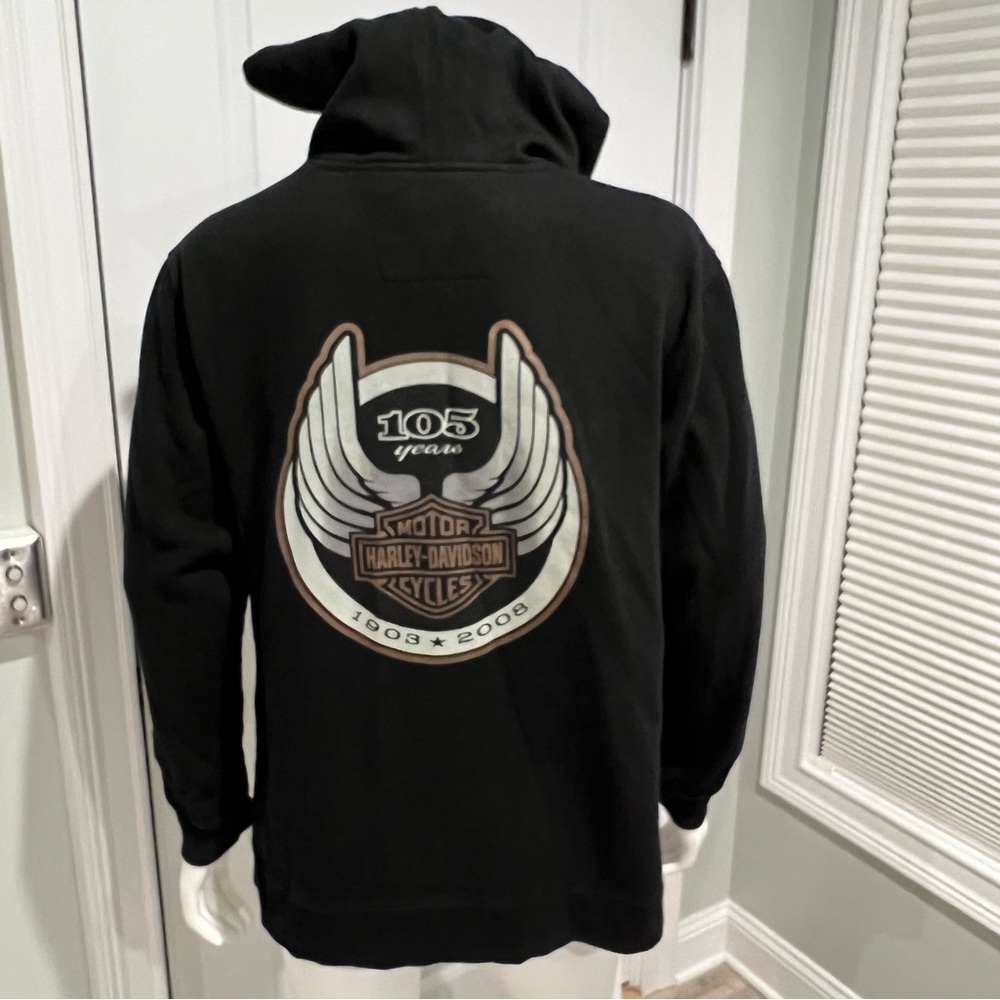Vintage Harley-Davidson Anniversary Hooded Sweatshirt Men's Large
